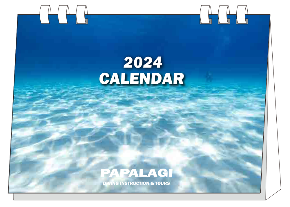 パパラギオリジナル卓上カレンダー