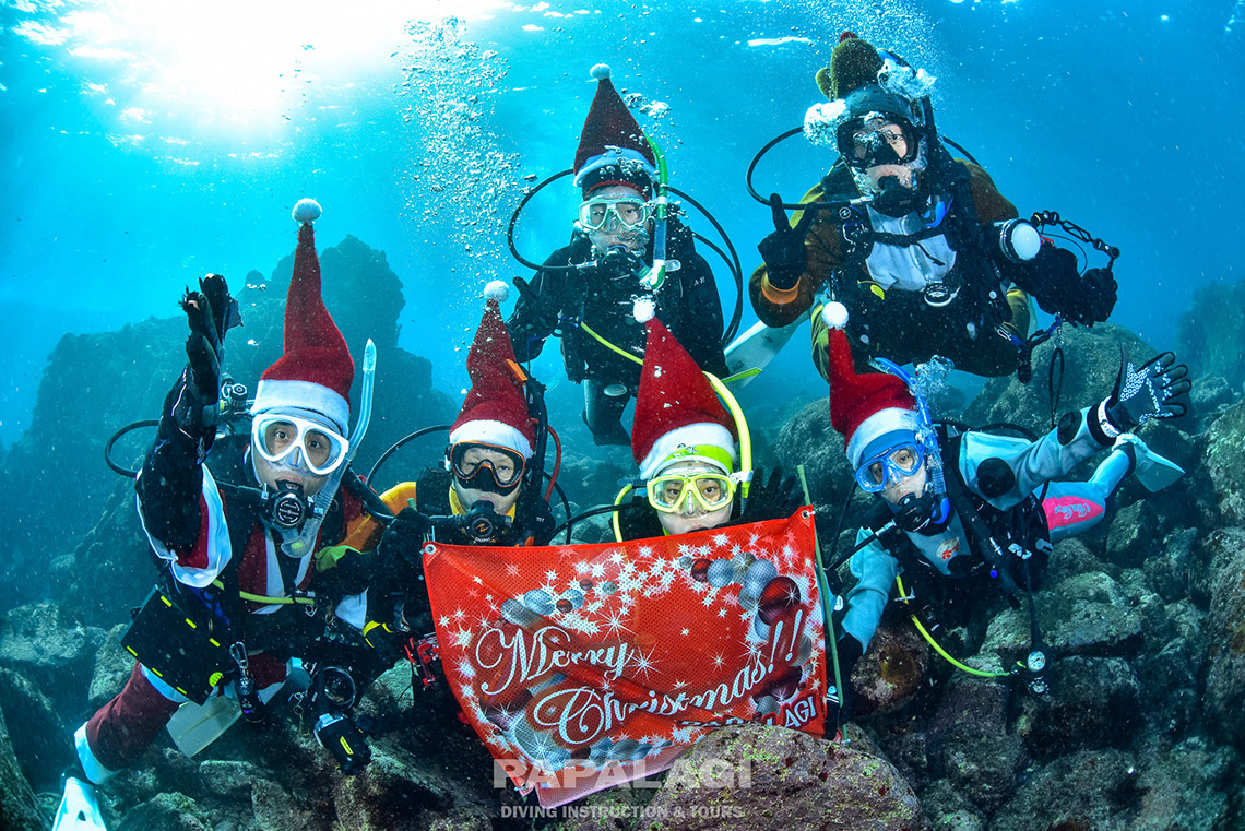 クリスマスツアーならではのイイ海、楽しいパーティーまでもうすぐ！