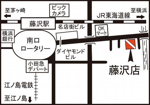 藤沢店MAP