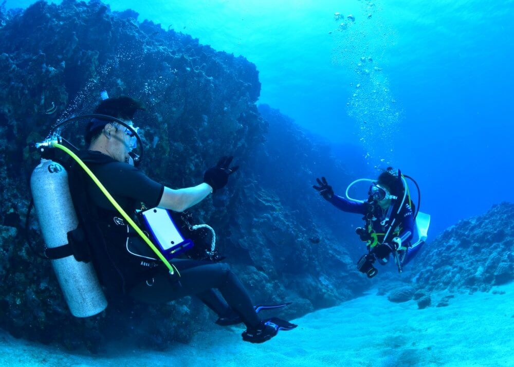 体験ダイビングと認定ダイバーの違い