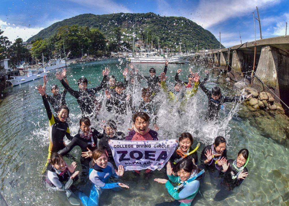 学生のダイビングを徹底サポート
