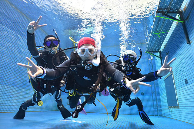 余裕がでてきたら水深5ｍへ