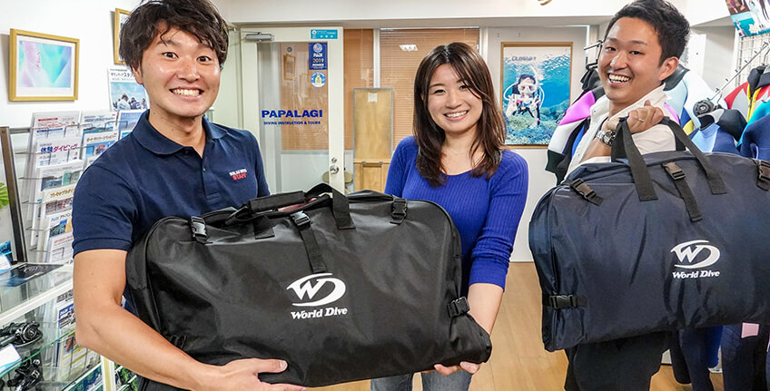 スーツ受け取り