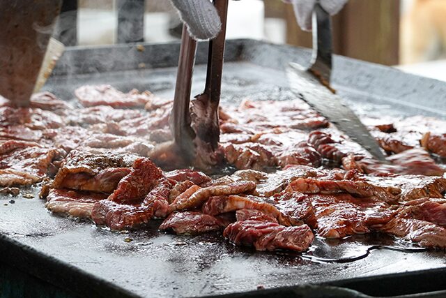 ダイビングの後はBBQ