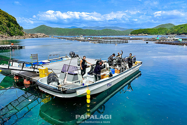 快適なダイビングボート