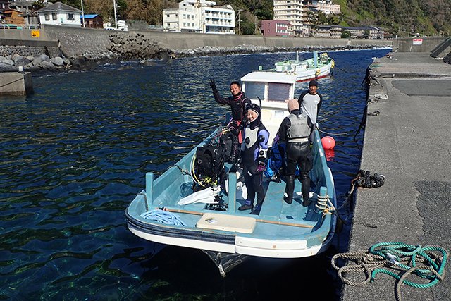 北川のボート