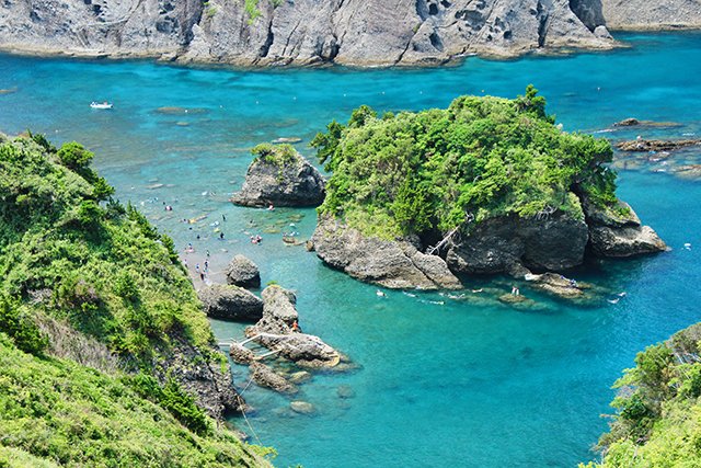 高台からの中木