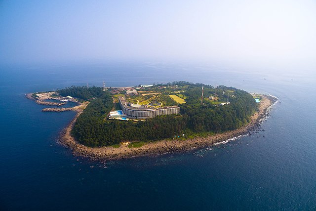 上空からの初島