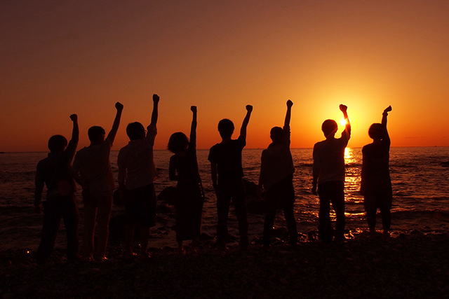 本州最南端の夕日