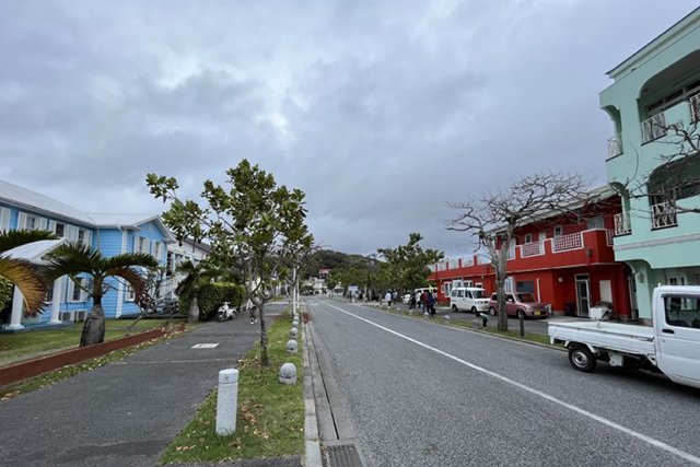 父島のメインストリート