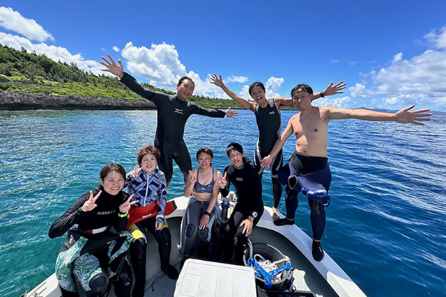 青空と穏やかな海