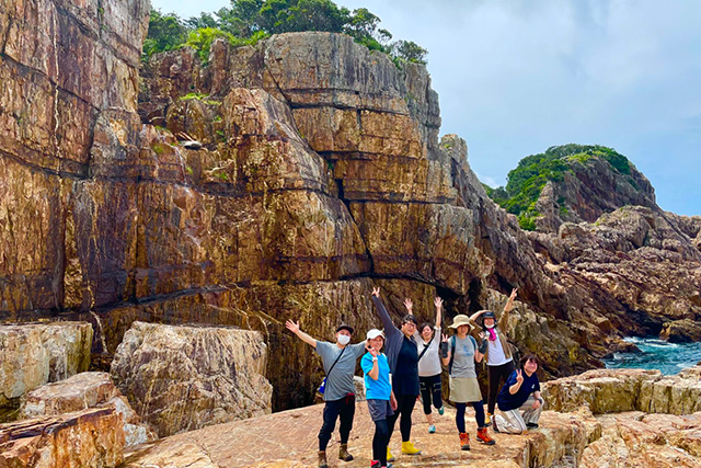 大迫力な海岸線