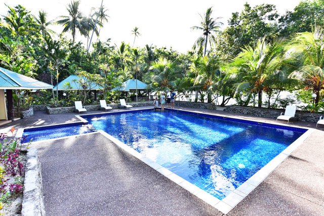 リゾートのプール