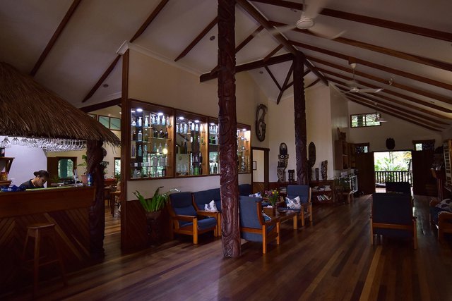 リゾートのロビー