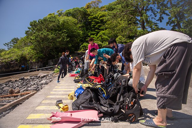 セッティングエリアも広くてきれい