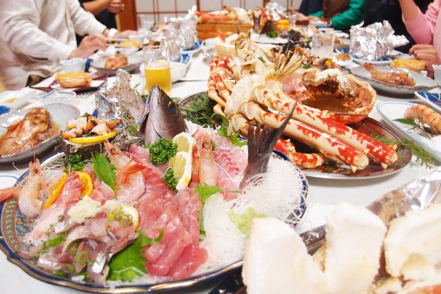 何といってもカニグルメ！豪華！