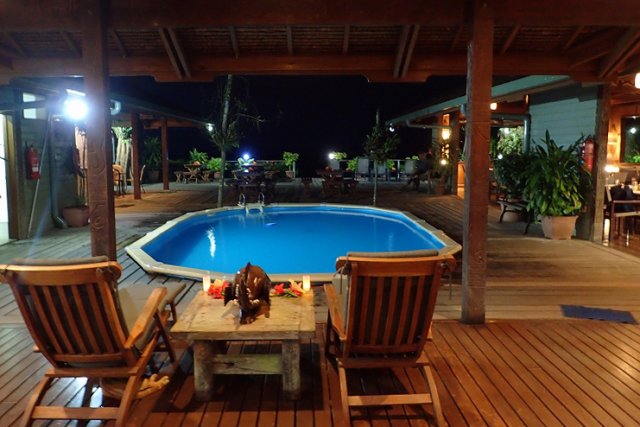 リゾートのプール