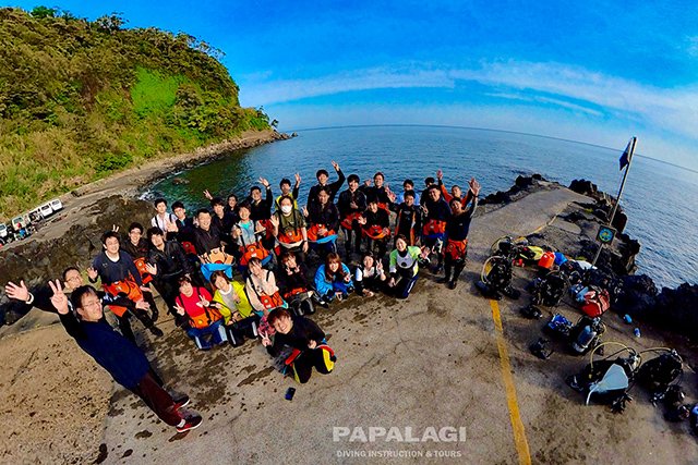 ダイバー１番人気の「秋の浜」