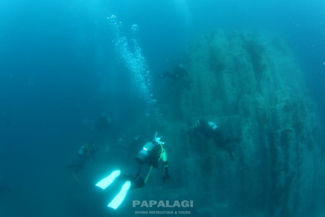 迫力の柱状節理