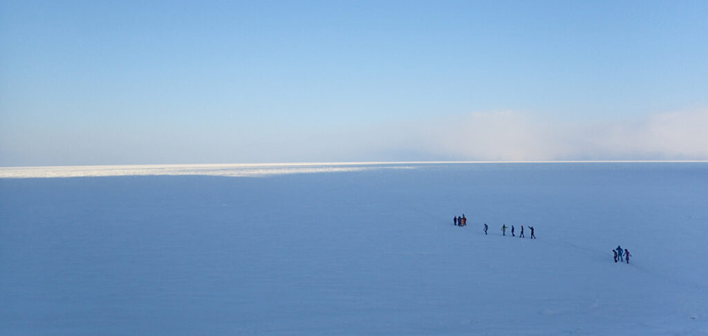 どこまでも真っ白な世界