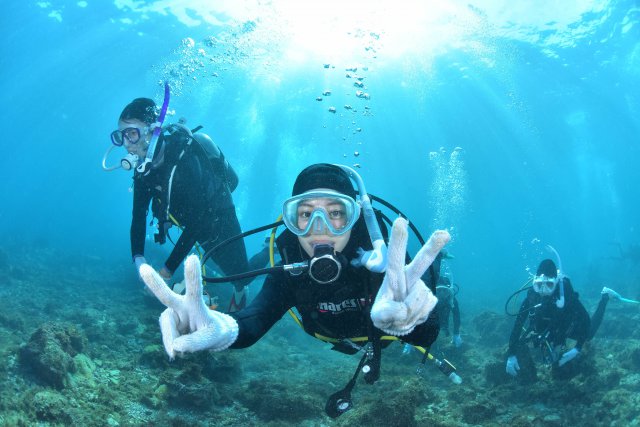 浅場の海